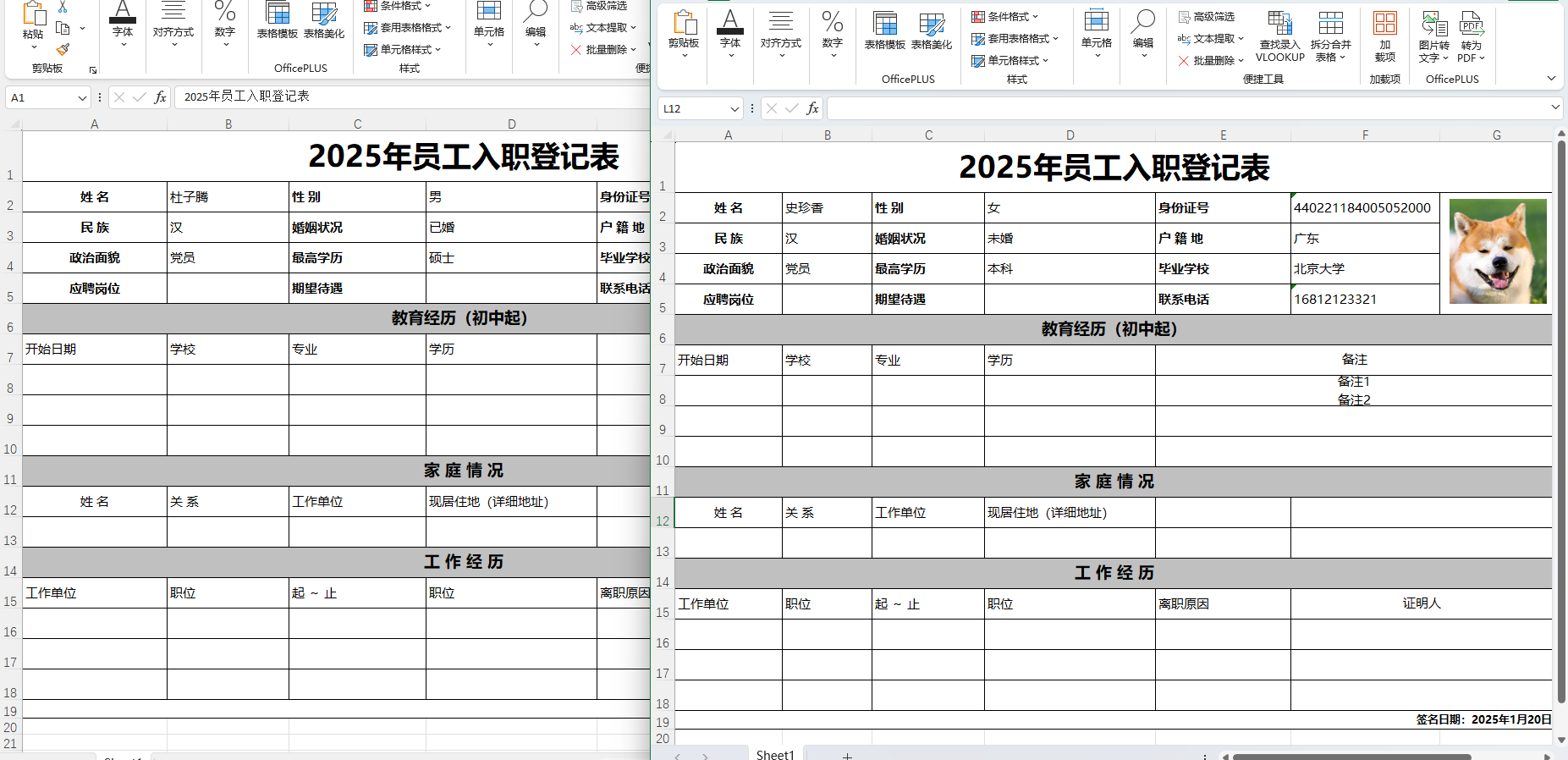 提取excel表格内容处理前内容