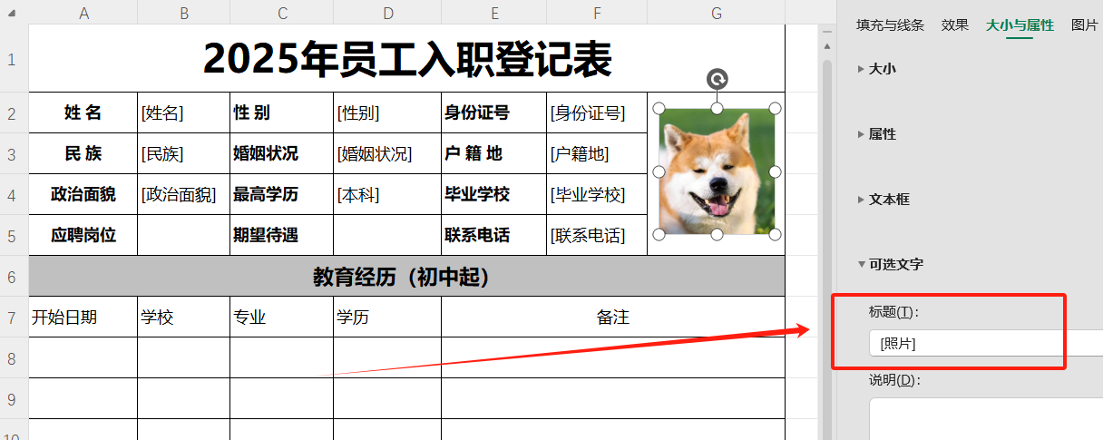 批量生成Excel文件的固定模板准备