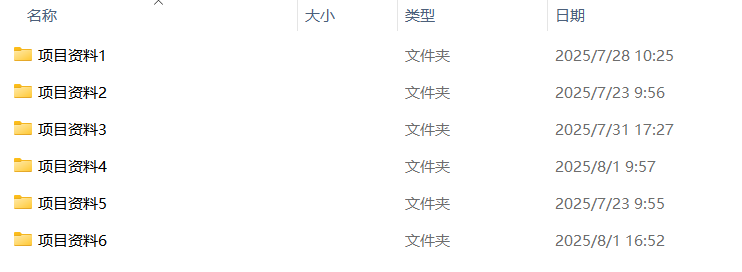 文件夹名称批量添加关键字处理前
