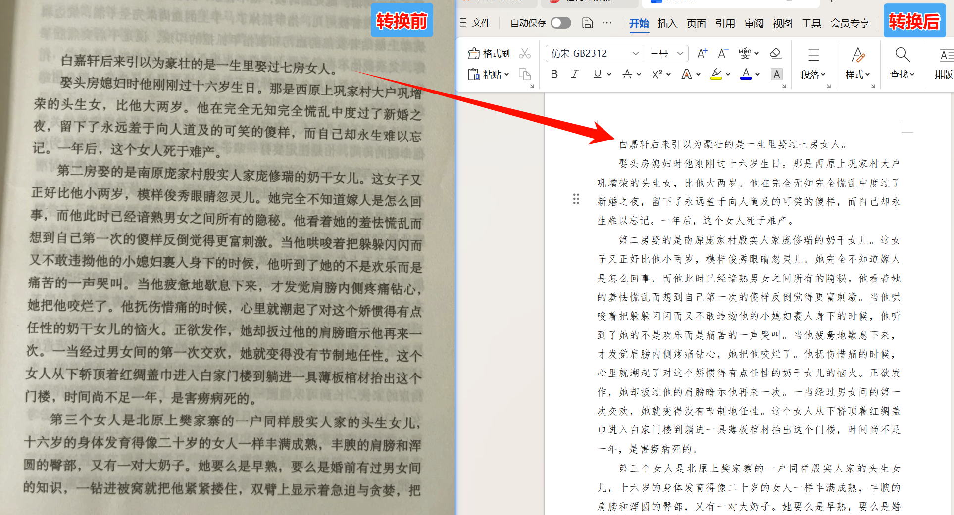 图片批量转Word文档效果预览