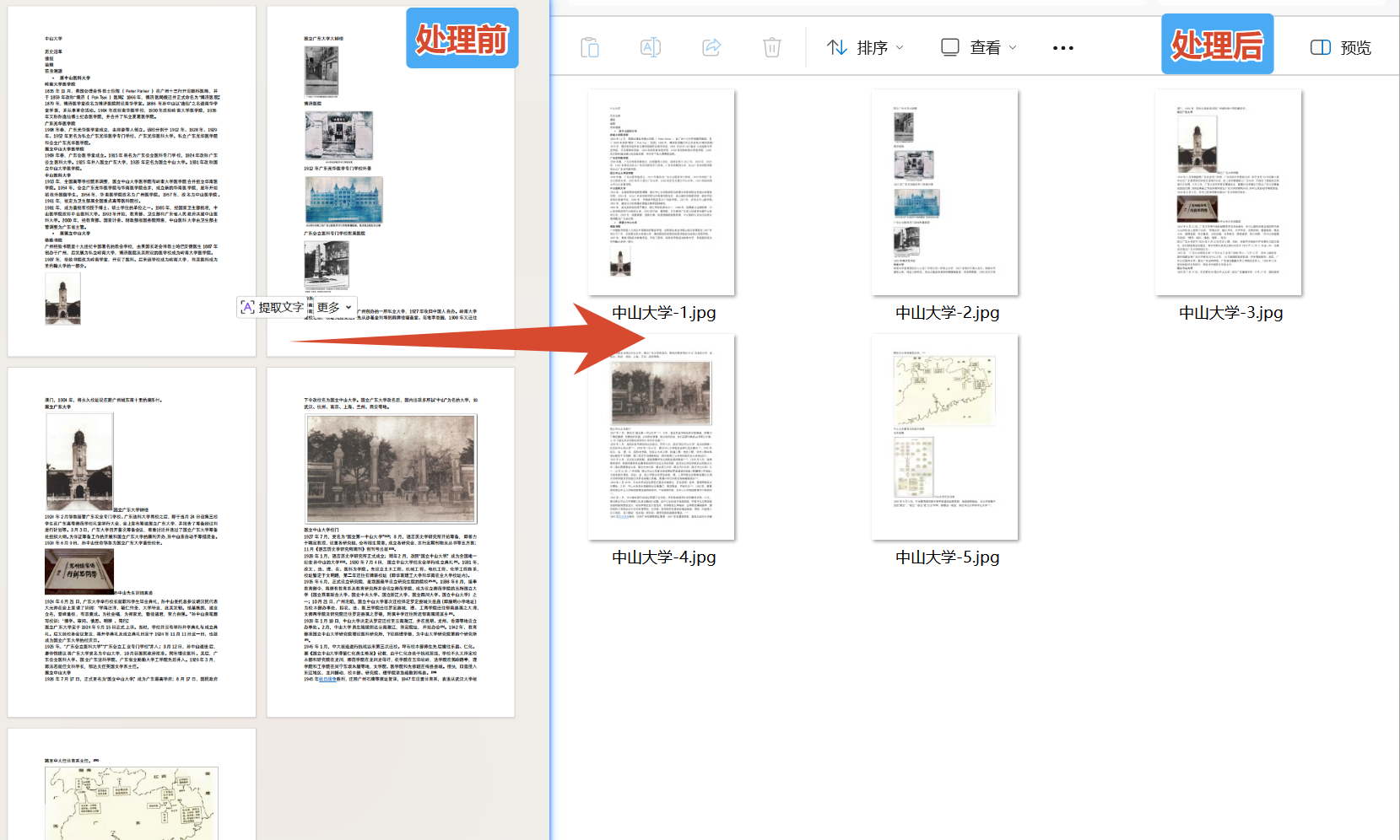 pdf页面转换为图片效果预览